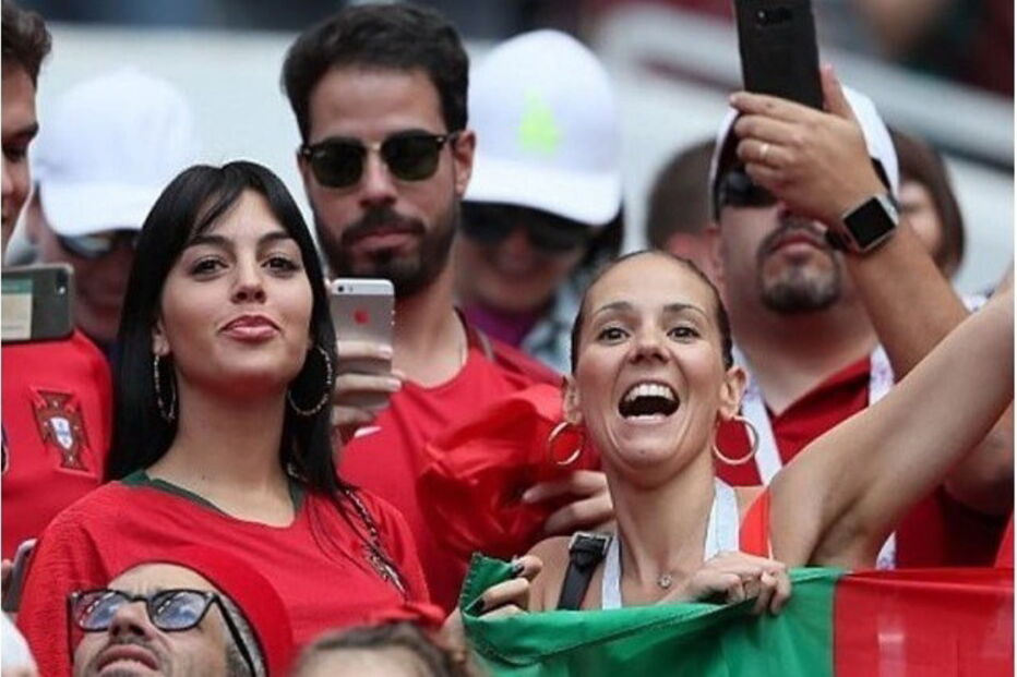 Georgina Rodríguez apoia seleção nacional e Ronaldo na Rússia