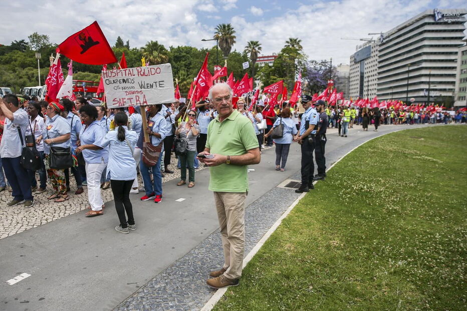 Trabalhadores do setor das limpezas manifestaram-se em Lisboa