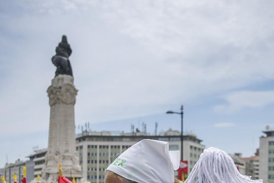 Trabalhadores do setor das limpezas manifestaram-se em Lisboa