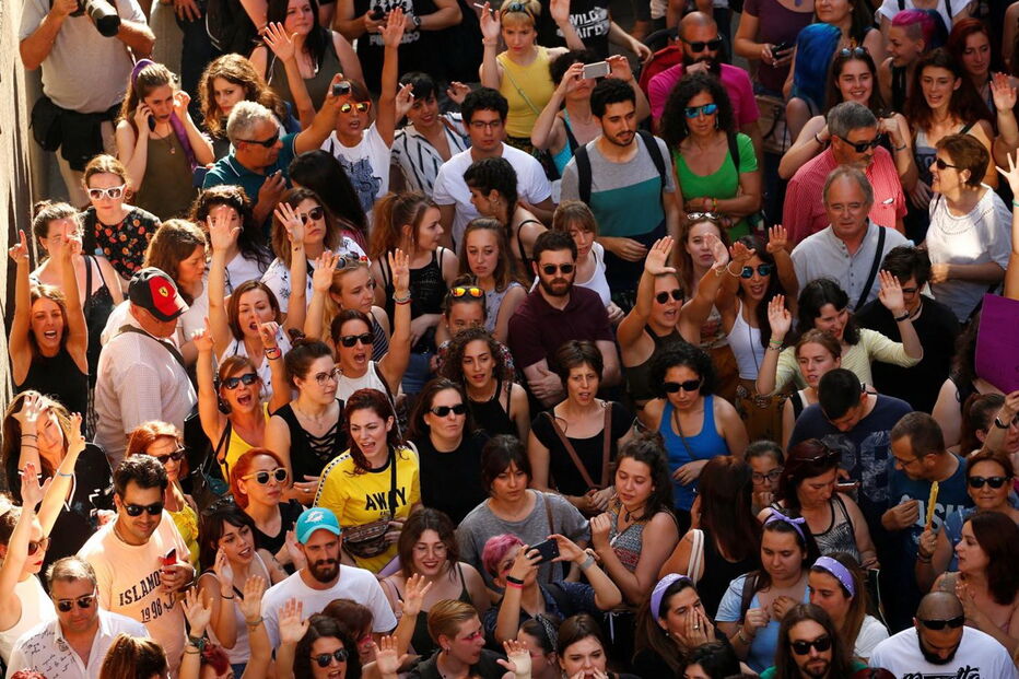 Protestos em Madrid contra La Manada