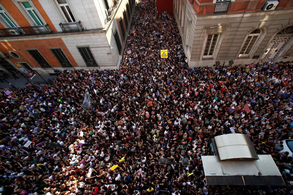 Protestos em Madrid contra La Manada