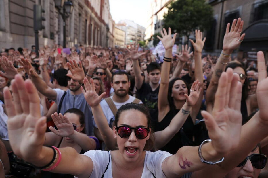 Protestos em Madrid contra La Manada