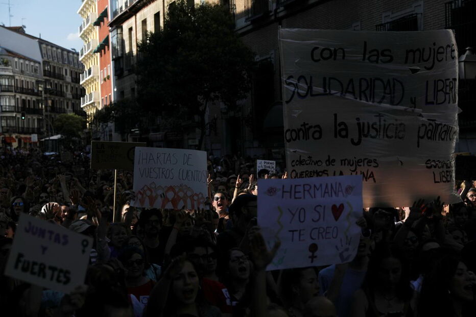 Protestos em Madrid contra La Manada
