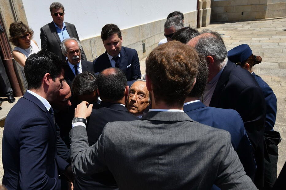 Marcelo sentiu-se mal e desmaiou em Braga