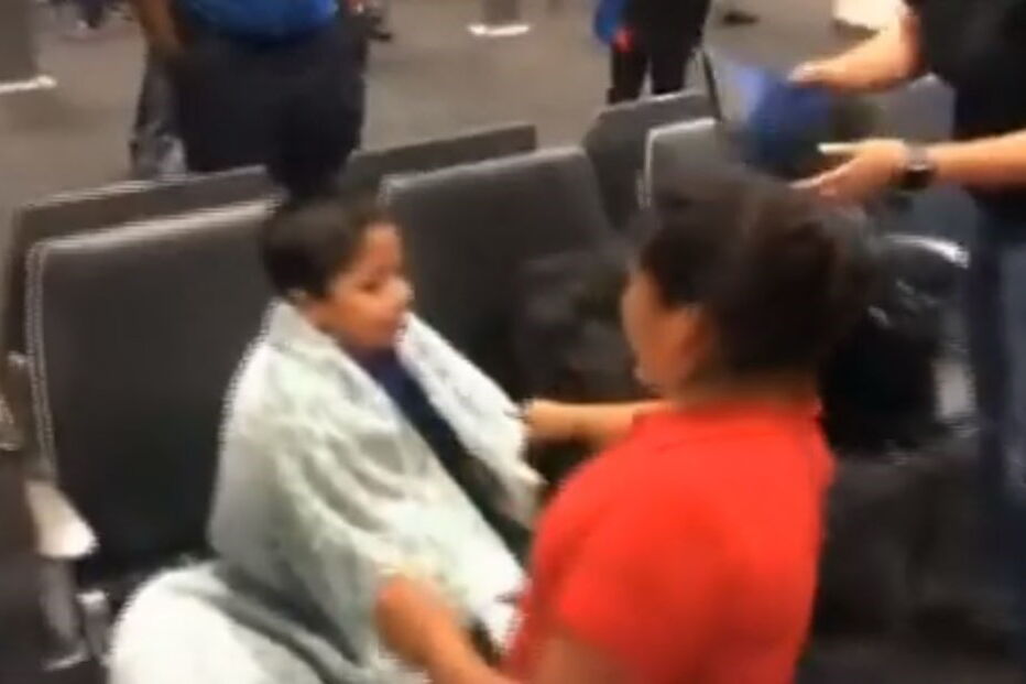 Beata Meija-Meija reencontra-se com o filho