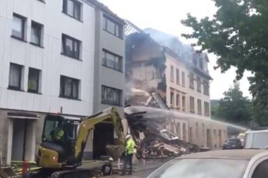  Explosão em prédio na Alemanha