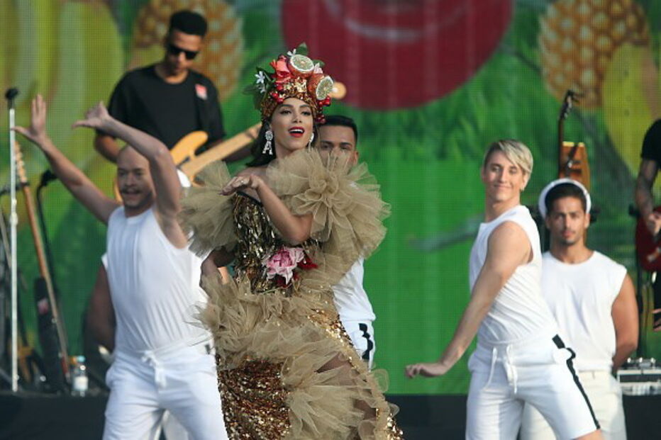 Anitta no Palco Mundo do Rock in Rio Lisboa pela primeira vez