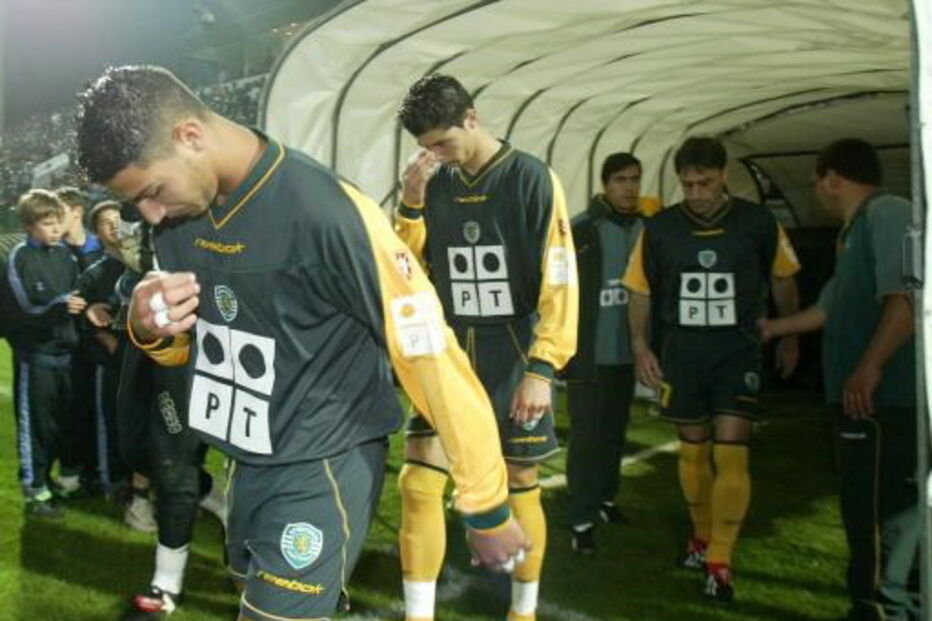 Ricardo Quaresma e Cristiano Ronaldo em 2003