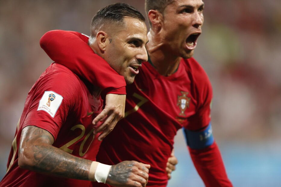 Ricardo Quaresma e Cristiano Ronaldo em 2018