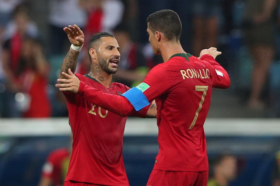 Ricardo Quaresma e Cristiano Ronaldo em 2018