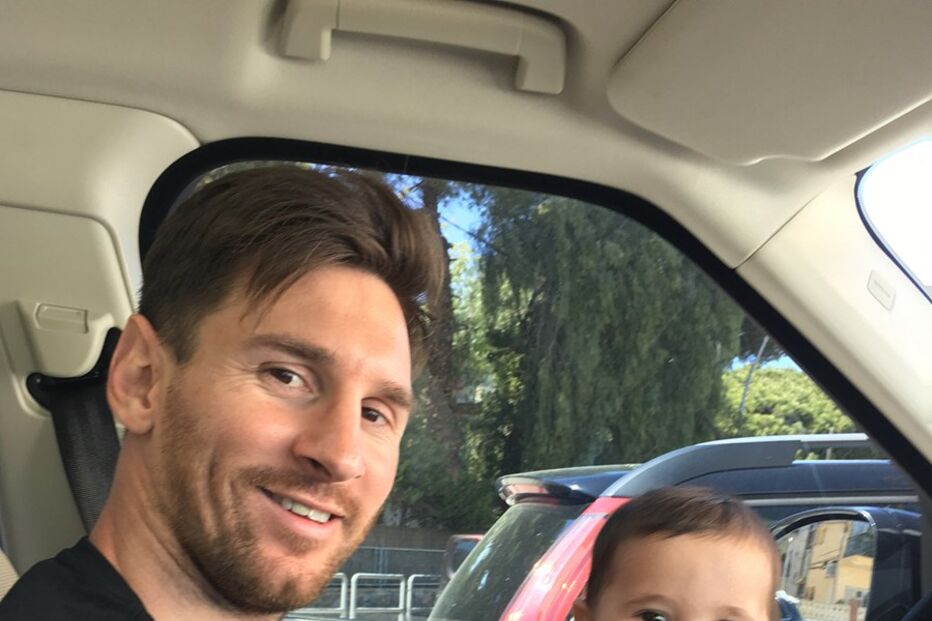 Messi com filho