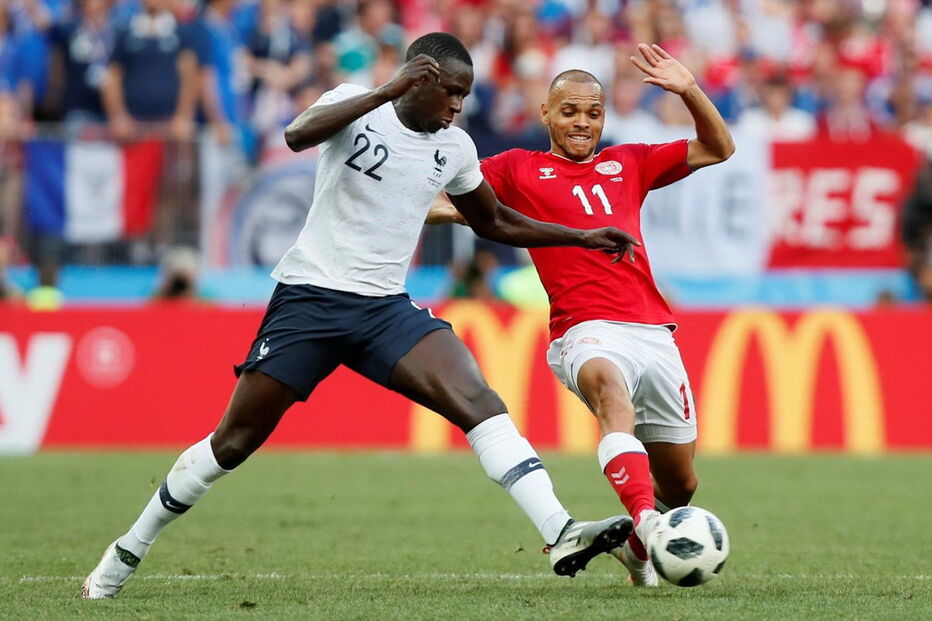 França e Dinamarca em jogo do Mundial da Rússia
