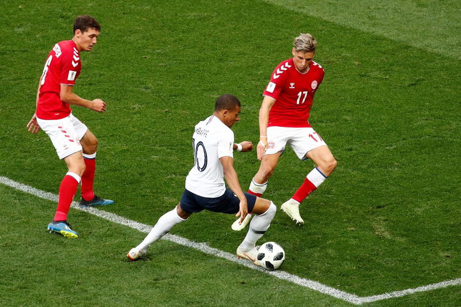 França e Dinamarca em jogo do Mundial da Rússia