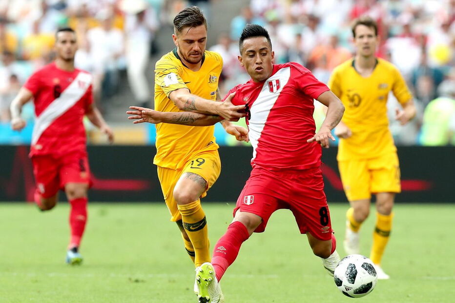 Austrália e Peru em jogo do Mundial da Rússia