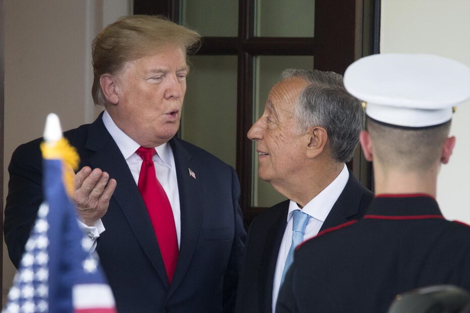 Marcelo Rebelo de Sousa e Donald Trump