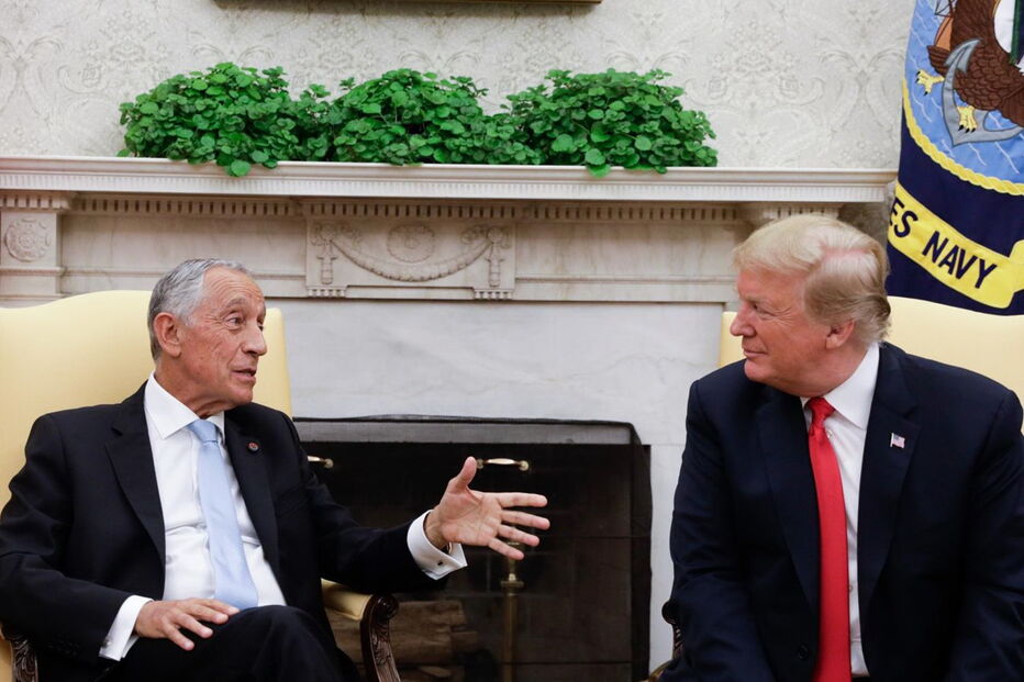 Marcelo Rebelo de Sousa e Donald Trump