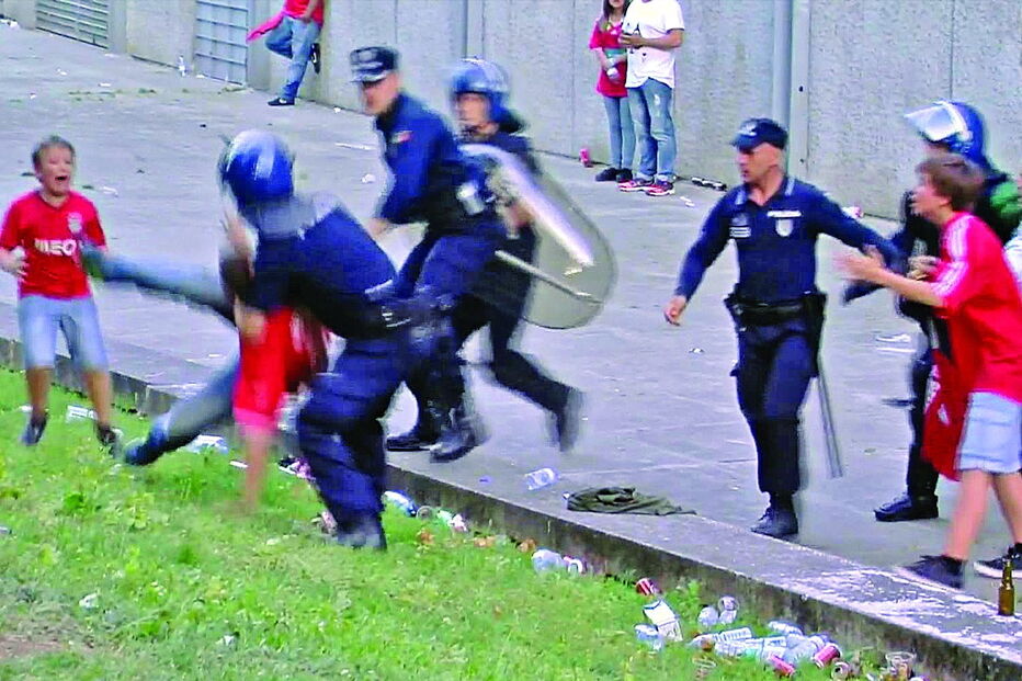 Bastonadas foram filmadas pela CMTV. A juíza considerou que as imagens valem “mais do que mil palavras”