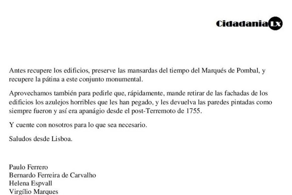 Carta do Fórum Cidadania a Rafael Nadal