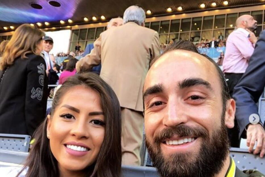 Ricardinho com a namorada