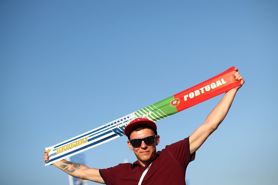 Portugueses fazem a festa na Rússia	