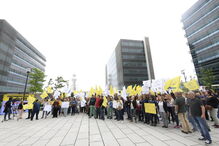 Funcionários judiciais protestam no segundo dia de greve