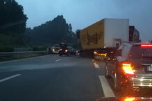 A3 reaberta após acidente com camião em Braga