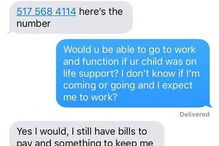 Mensagens trocadas com o patrão