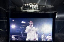 Ronaldo comemora conquista da Champions no estádio do Real Madrid