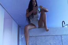Kim Kardashian em sessão fotográfica