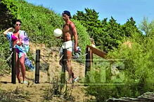 Cristiano Ronaldo apaixonado durante férias na Grécia