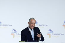 Presidente da República, Marcelo Rebelo de Sousa, discursa durante o EurAfrican Forum, no Estoril