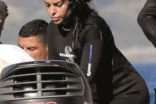 Ronaldo e Georgina aproveitaram as férias para fazer mergulho 