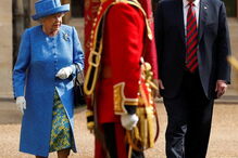 Donald Trump conhece a rainha