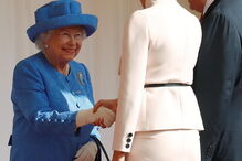 Donald Trump conhece a rainha