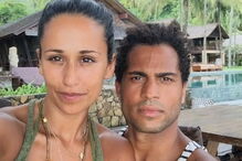 Rita Pereira com Gullaum Lalung