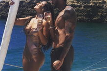 Rita Pereira com Gullaum Lalung