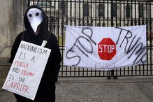 Declarações polémicas de Trump sobre Theresa May aumentaram o descontentamento dos britânicos