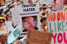 Alguns britânicos chegaram mesmo a comparar Trump a um ditator