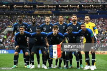 O onze inicial da França na final do Mundial