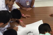 Homenagem dos jovens resgatados ao mergulhador falecido no resgate