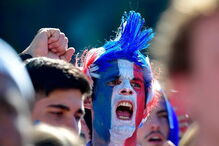 Franceses celebram vitória 