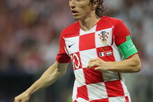 Luka Modric no jogo da final do Mundial2018