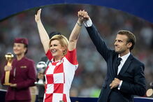 Presidente croata encantou o mundo na final do Mundial 2018