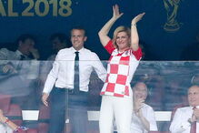 Presidente croata encantou o mundo na final do Mundial 2018