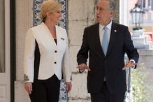 Presidente croata na visita a Portugal em maio de 2018