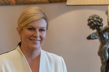 Presidente croata na visita a Portugal em maio de 2018