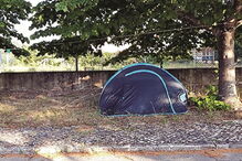 Tenda dentro de Vale de Judeus 