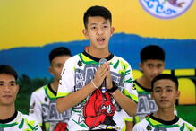 Meninos resgatados de gruta na Tailândia