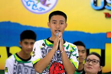 Meninos resgatados de gruta na Tailândia