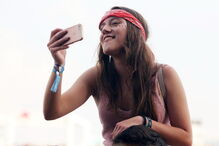 Festivaleira no Marés Vivas